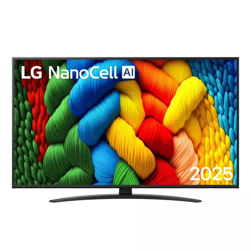 LG NanoCell AI 50NANO81A3A televizorius 127 cm (50 colių) 4K Ultra HD išmanusis televizorius Wi-Fi juodas
