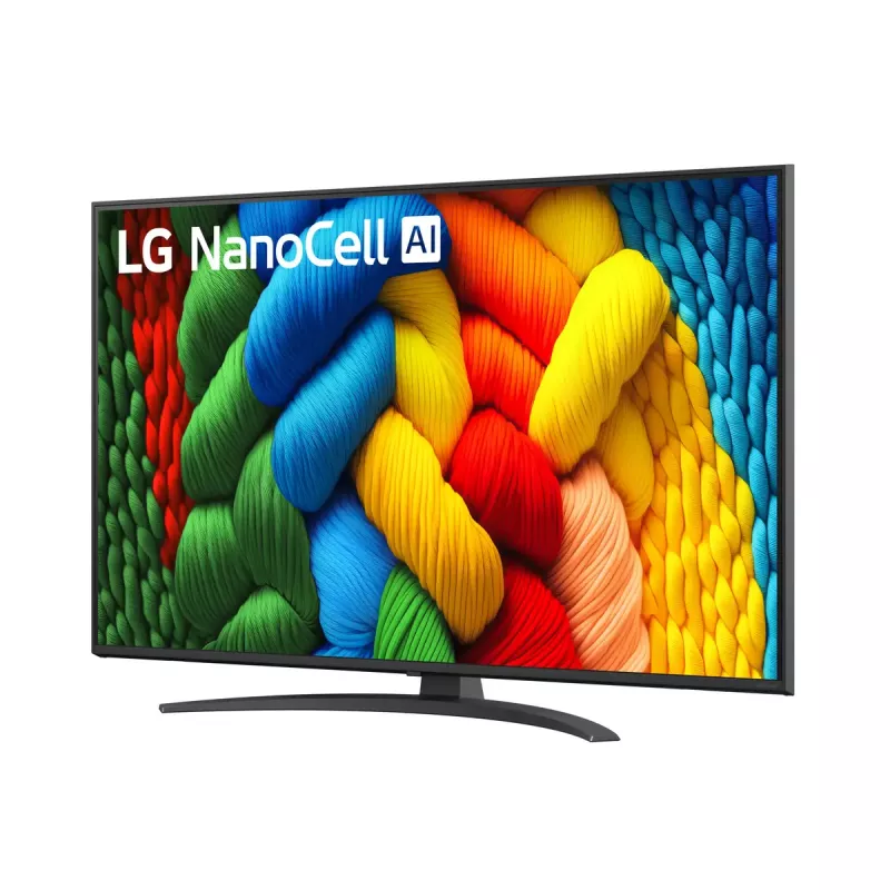 LG NanoCell AI 50NANO81A3A televizorius 127 cm (50 colių) 4K Ultra HD išmanusis televizorius Wi-Fi juodas