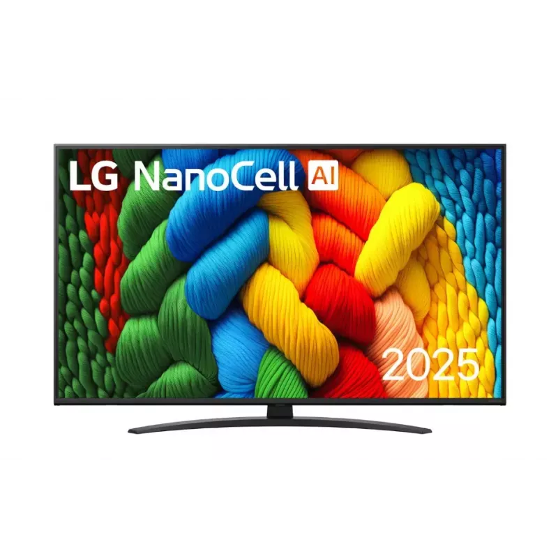 LG NanoCell AI 50NANO81A3A televizorius 127 cm (50 colių) 4K Ultra HD išmanusis televizorius Wi-Fi juodas