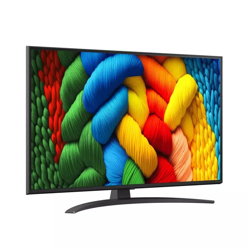 LG NanoCell AI 43NANO81A3A televizorius 109,2 cm (43 col.) 4K Ultra HD išmanusis televizorius „Wi-Fi“ juodas