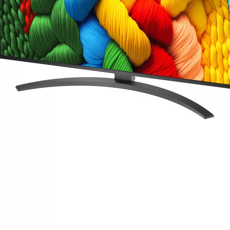 LG NanoCell AI 43NANO81A3A televizorius 109,2 cm (43 col.) 4K Ultra HD išmanusis televizorius „Wi-Fi“ juodas