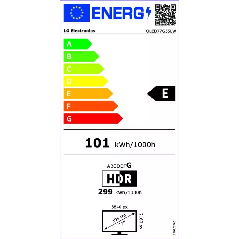 LG OLED evo AI OLED77G51LW televizorius 195,6 cm (77 col.) 4K Ultra HD išmanusis televizorius „Wi-Fi“ juodas