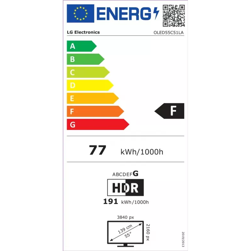 LG OLED evo AI OLED55C51LA televizorius 139,7 cm (55 col.) 4K Ultra HD išmanusis televizorius „Wi-Fi“ juodas