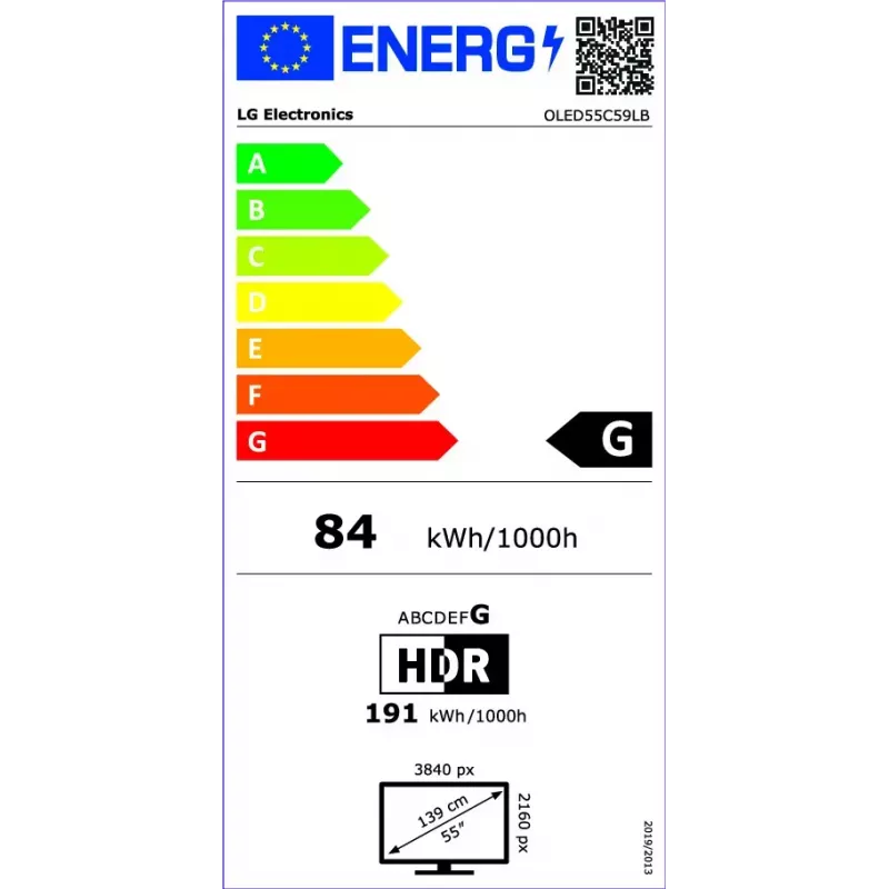LG OLED evo AI OLED55C51LA televizorius 139,7 cm (55 col.) 4K Ultra HD išmanusis televizorius „Wi-Fi“ juodas