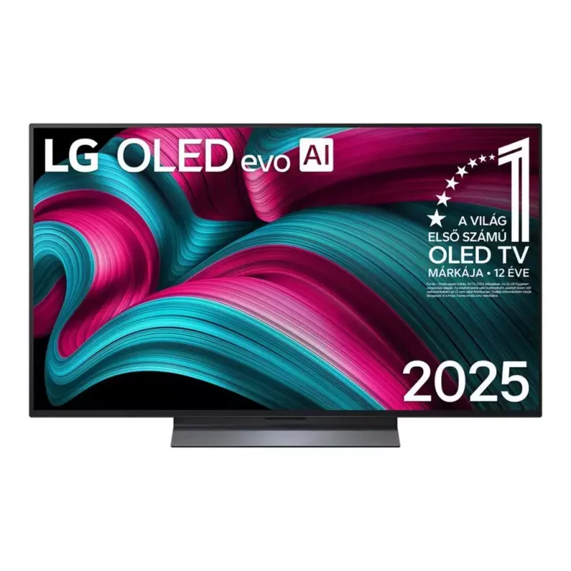 LG OLED evo AI OLED48C51LA televizorius 121.9 cm (48 colių) 4K Ultra HD Išmanusis televizorius Wi-Fi Juodas