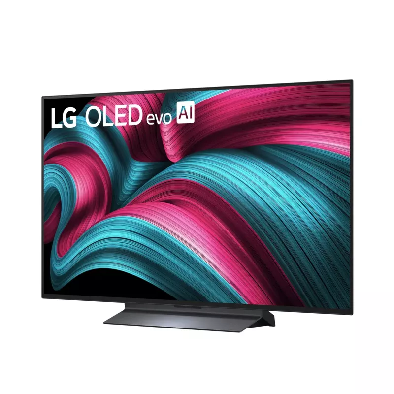 LG OLED evo AI OLED48C51LA televizorius 121.9 cm (48 colių) 4K Ultra HD Išmanusis televizorius Wi-Fi Juodas