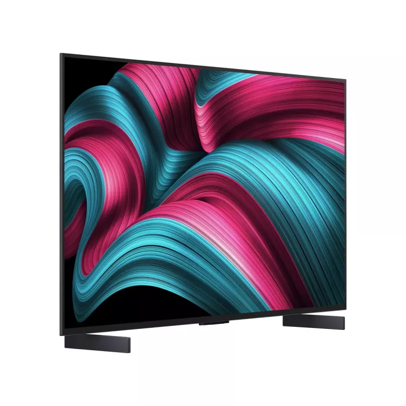 LG OLED evo AI OLED42C51LA TV 106.7 cm (42 col.) 4K Ultra HD išmanusis televizorius Wi-Fi juoda
