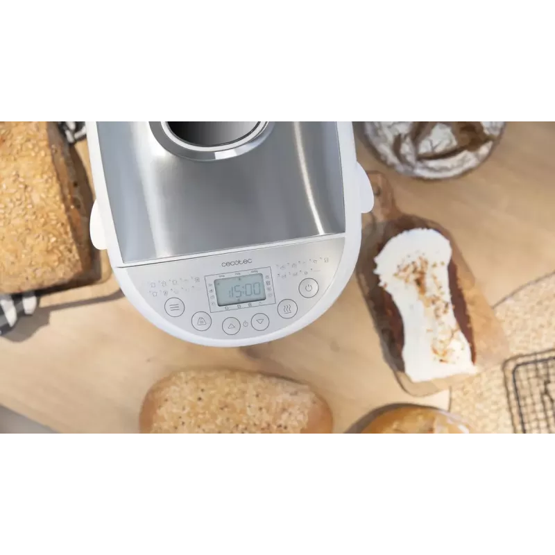 Duonkepė CECOTEC Bread&Co 1000 Delicious — 550 W, maks. 1 kg, balta