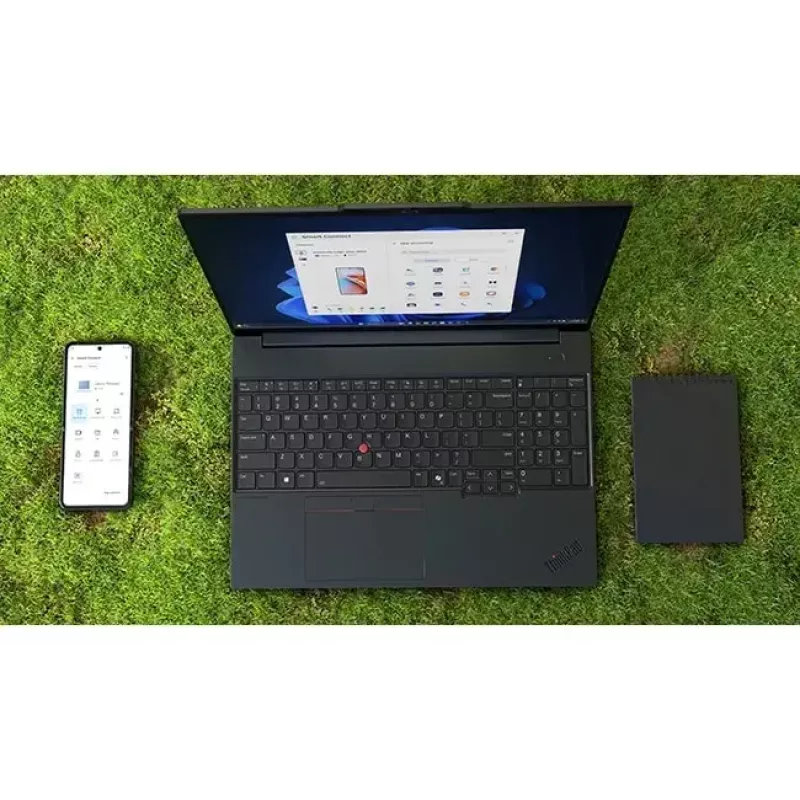 Nešiojamas kompiuteris Lenovo ThinkPad E16 Gen 3 (Intel) — 16 colių WUXGA, Intel Core Ultra 5 225U, 16 GB DDR5, 512 GB SSD, Windows 11 Pro, juoda
