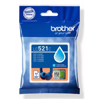 Brother LC521C Originalius Rašalo Kasetė – Žydra