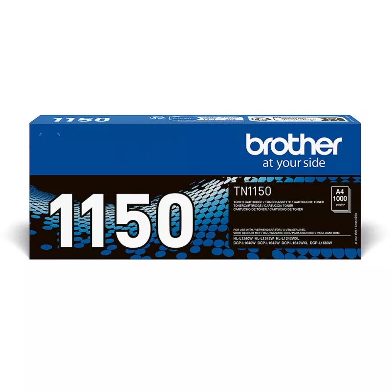 Brother TN-1150 dažų kasetė 1 vnt. Originali juoda