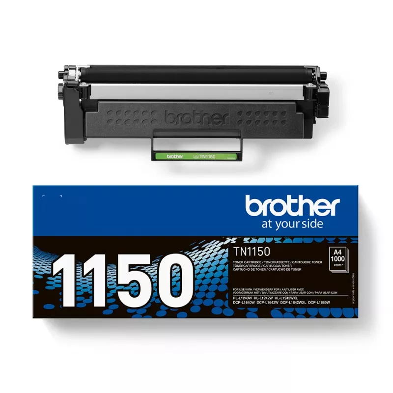 Brother TN-1150 dažų kasetė 1 vnt. Originali juoda