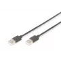 DIGITUS USB 2.0 ryšio kabelis, A tipo kištukas/kištukas, 1,8 m, USB 2.0 atitinkantis, juodas