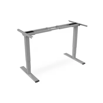 Digitus elektrinio aukščio reguliavimo stalo rėmas, du varikliai, 100 kg keliamoji galia, pilkas