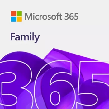 „Microsoft 365 Family“ programinės įrangos licencija (1 metai) — prenumerata iki 6 naudotojų, debesies programėlės ir po 1 TB „OneDrive“ kiekvienam
