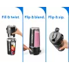 NutriBullet Flip 0,59 L nešiojamasis plaktuvas 11 W juoda