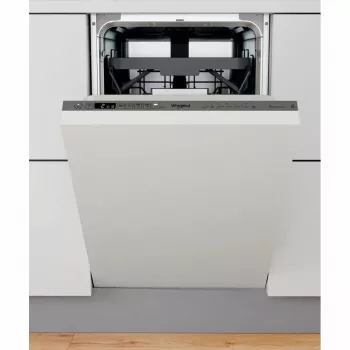 Įmontuojamas siauras indaplovė WHIRLPOOL WSIO 3T223 PCE X — 10 komplektų, 43 dB, 45 cm