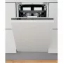 Įmontuojamas siauras indaplovė WHIRLPOOL WSIO 3T223 PCE X — 10 komplektų, 43 dB, 45 cm