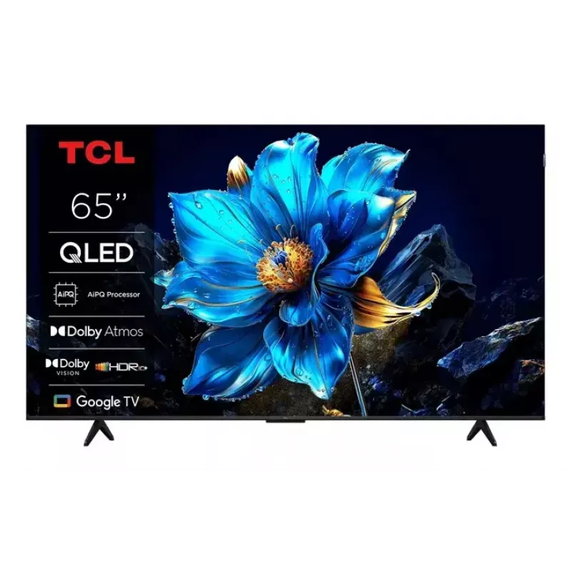 55 colių QLED televizorius TCL T69C 4K Ultra HD (3840×2160), Google TV, Dolby Vision, HDMI 2.1, Bluetooth 5.4, Direct-LED