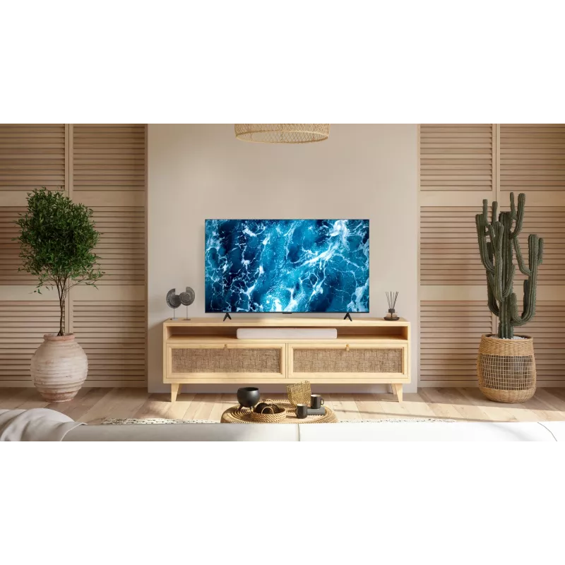 TCL 55T69C 55 colių QLED 4K Ultra HD televizorius, Direct-LED, Google TV, HDR10+, 60Hz, Dolby Atmos, Wi‑Fi/Bluetooth