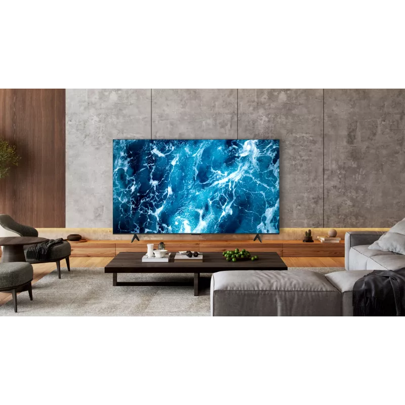 TCL 55T69C 55 colių QLED 4K Ultra HD televizorius, Direct-LED, Google TV, HDR10+, 60Hz, Dolby Atmos, Wi‑Fi/Bluetooth