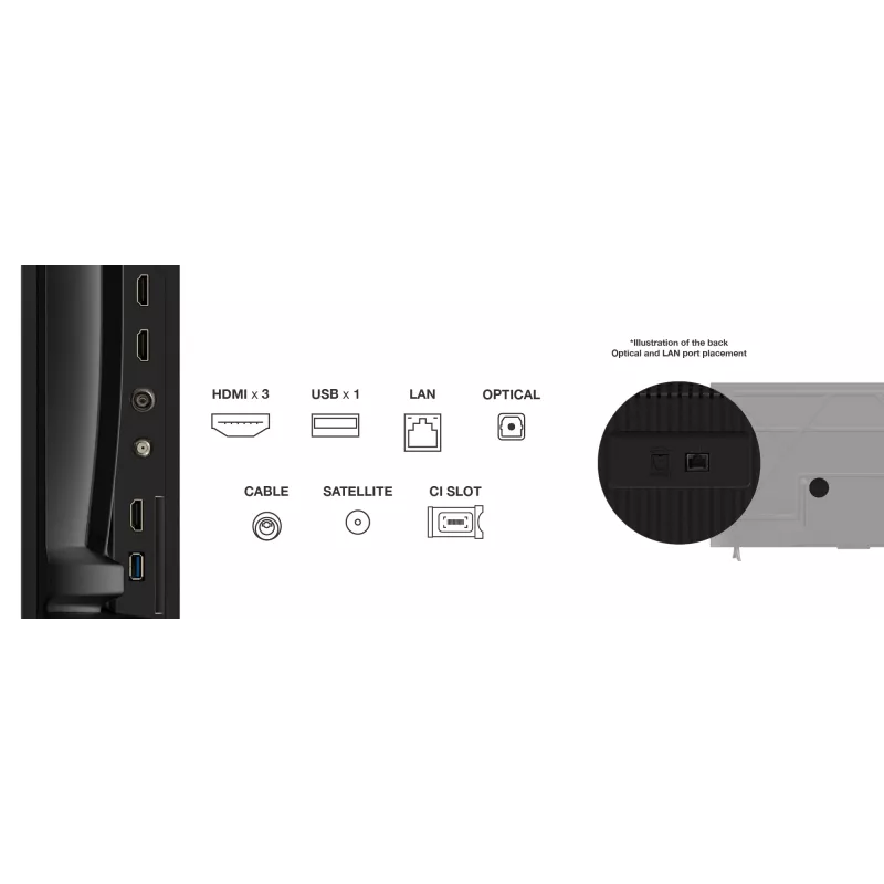 TCL 55T69C 55 colių QLED 4K Ultra HD televizorius, Direct-LED, Google TV, HDR10+, 60Hz, Dolby Atmos, Wi‑Fi/Bluetooth