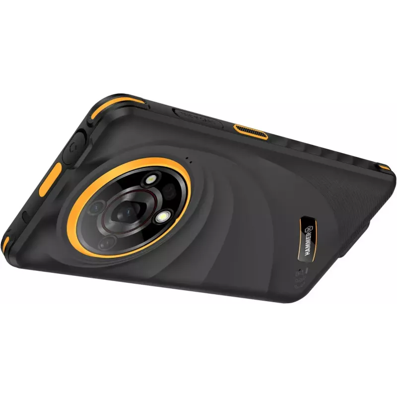 Išmanusis telefonas Hammer Iron 6 – 6,56 colio IPS TFT, 128GB, 6GB RAM, Android 14, 4G, juodas