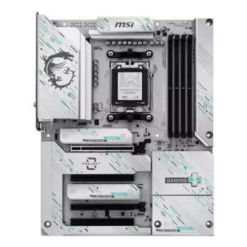 Motininė plokštė MSI B850 GAMING PLUS WIFI PZ — AMD B850, Socket AM5, ATX, DDR5, 4x DIMM, 3x M.2, Wi‑Fi, Bluetooth