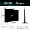 Hisense 85A6Q televizorius 2,16 m (85 colio) 4K Ultra HD išmanusis televizorius Wi-Fi juodas 400 cd/m²