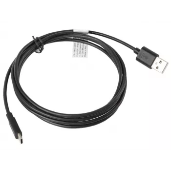 USB laidas LANBERG CA-USBO-10CC-0018-BK USB 2.0, USB A (vyriškas) į USB C (vyriškas), 1,8 m, juodas