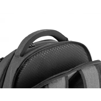 Miesto kuprinė NATEC NTO-2226 — poliesteris, 160×325×465 mm, juoda/pilka