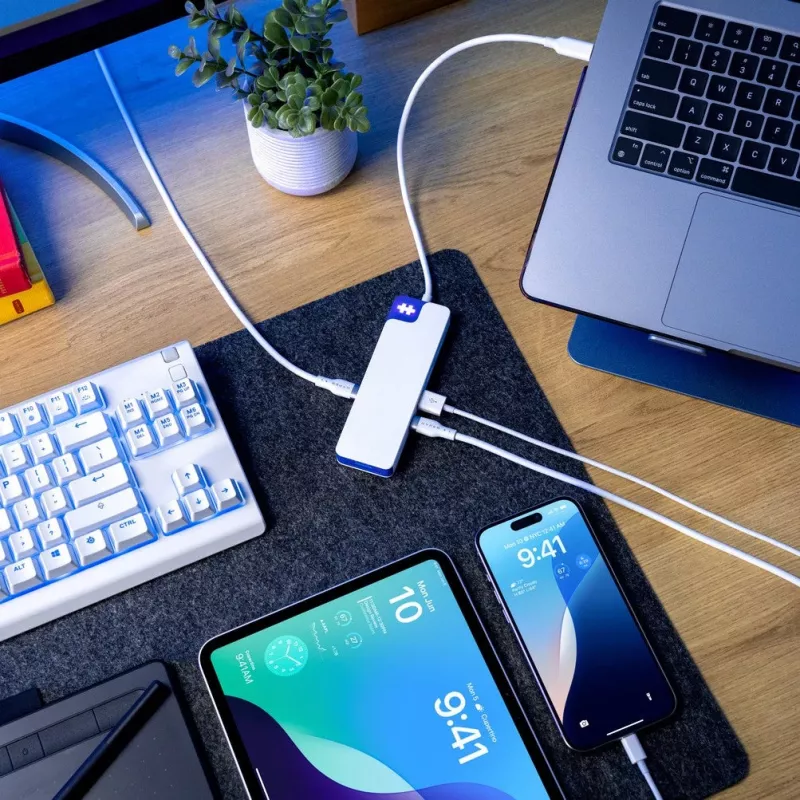 TARGUS Hyperdrive Flex 8 Port USB-C Hub (mėlynas)