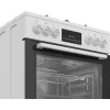 Laisvai pastatoma viryklė Beko FBM62330GWDTN Elektrinė Dujinė Juoda Balta 72L A