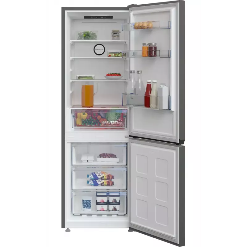 Šaldytuvas BEKO B3RCNA344HG 344 l No Frost Energijos klasė E Tamsus inoksas 180 cm