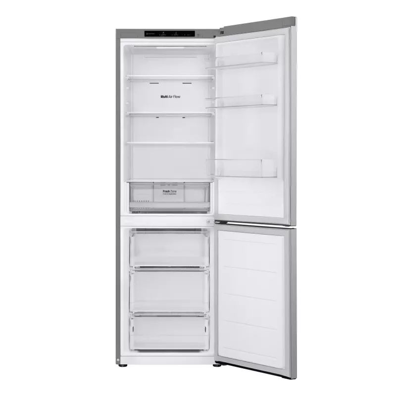 Šaldytuvas-šaldiklis LG GBV21L0EPY, laisvai pastatomas 344 L (234 L šaldytuvas / 110 L šaldiklis), No Frost, inverteris, sidabrinis