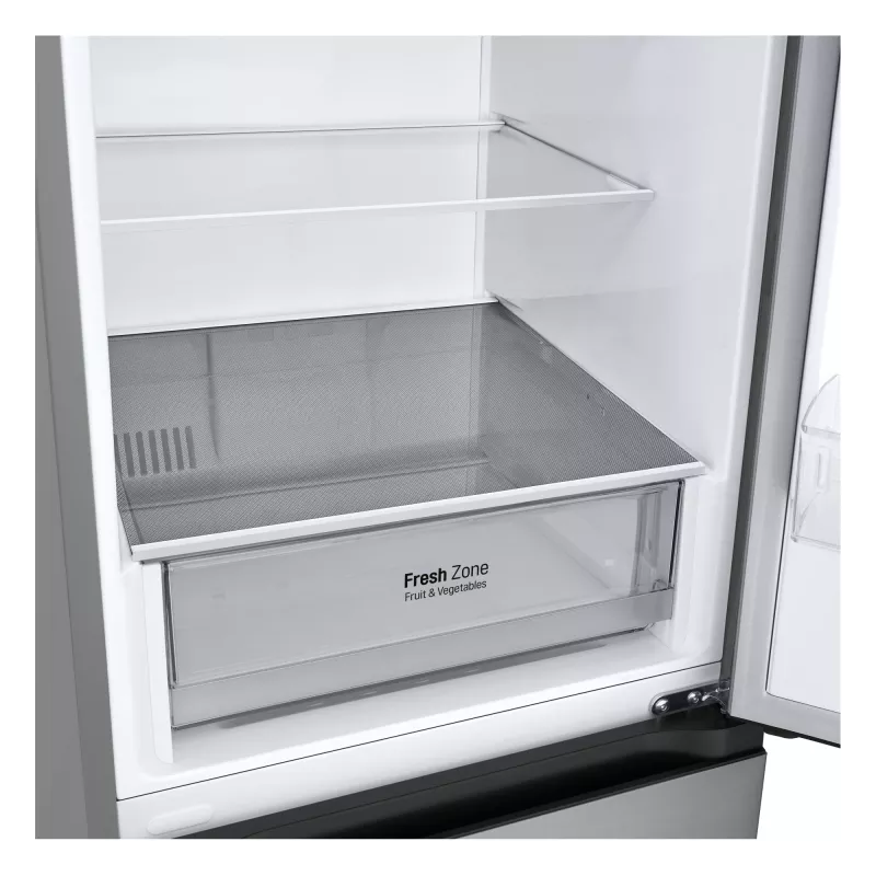 Šaldytuvas-šaldiklis LG GBV21L0EPY, laisvai pastatomas 344 L (234 L šaldytuvas / 110 L šaldiklis), No Frost, inverteris, sidabrinis