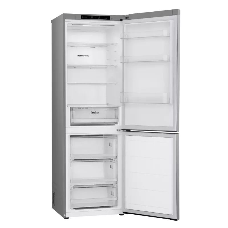 Šaldytuvas-šaldiklis LG GBV21L0EPY, laisvai pastatomas 344 L (234 L šaldytuvas / 110 L šaldiklis), No Frost, inverteris, sidabrinis
