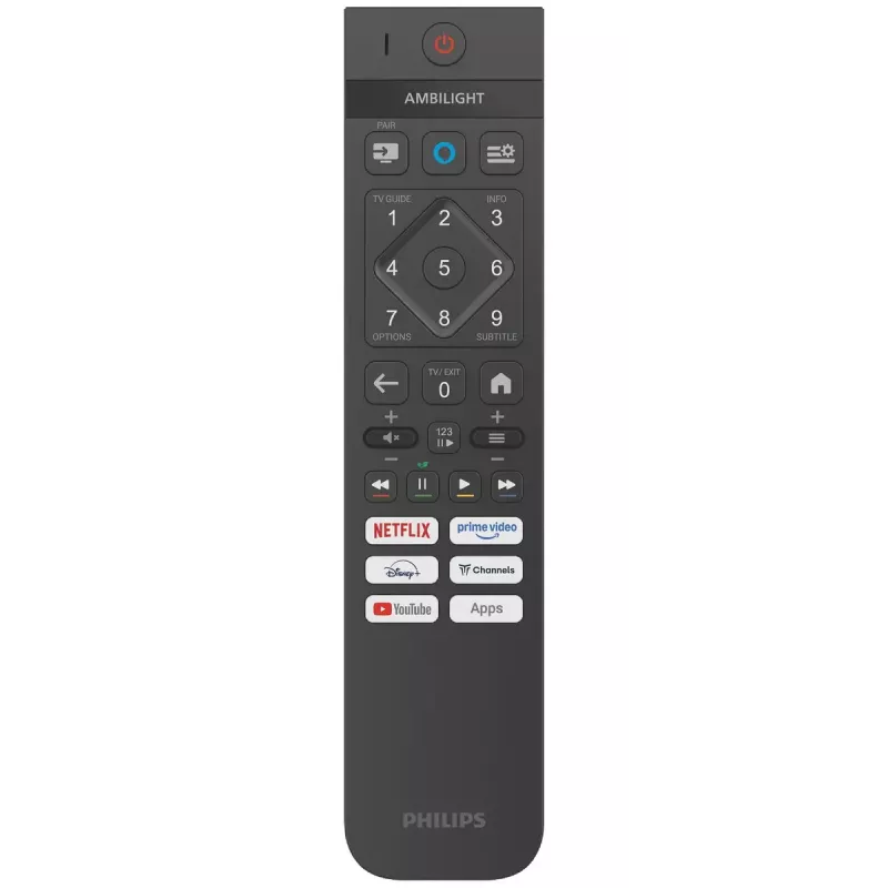Philips 139,7 cm (55 colių) 4K Ultra HD išmanusis televizorius su Wi-Fi, juodas