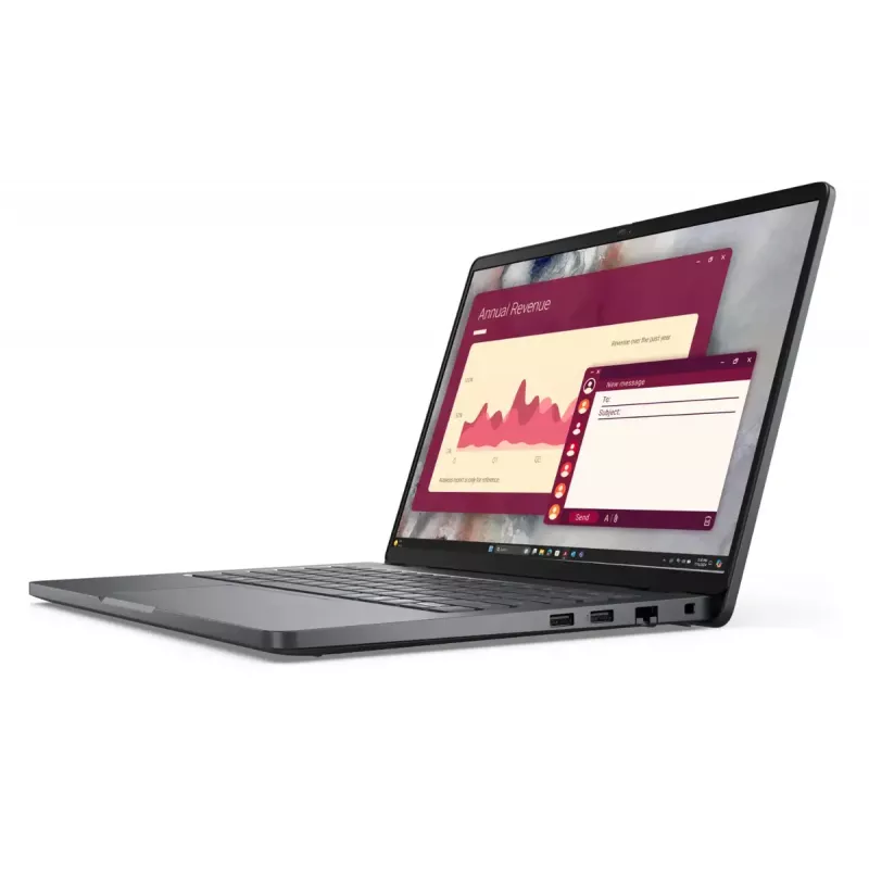 DELL Pro 14 PC14250 Intel Core 5 120U nešiojamas kompiuteris 35,6 cm (14 colių) Full HD+ 16 GB DDR5-SDRAM 512 GB SSD Wi-Fi 6E (802.11ax) Windows 11 Pro juodos spalvos