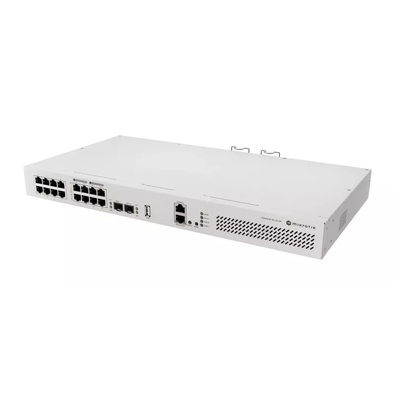 Mikrotik CRS418-8P-8G-2S+RM Cloud Router Switch L2/L3 Gigabit Ethernet PoE 1U