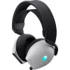Ausinės Alienware AW725H laidinės ir belaidės, ant galvos, žaidimams, USB Type-C, Bluetooth, juodos, baltos