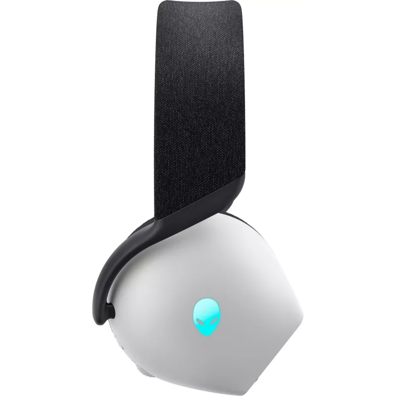 Ausinės Alienware AW725H laidinės ir belaidės, ant galvos, žaidimams, USB Type-C, Bluetooth, juodos, baltos