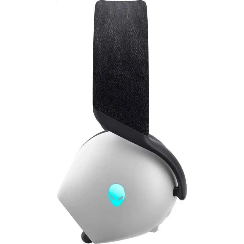 Ausinės Alienware AW725H laidinės ir belaidės, ant galvos, žaidimams, USB Type-C, Bluetooth, juodos, baltos