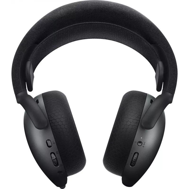 Ausinės Alienware AW725H, laidinės ir belaidės, ant galvos, žaidimams, USB Type-C, Bluetooth, juodos