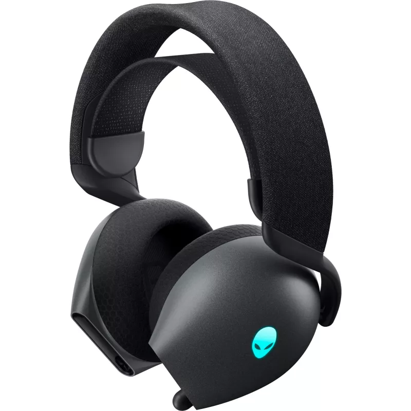 Ausinės Alienware AW725H, laidinės ir belaidės, ant galvos, žaidimams, USB Type-C, Bluetooth, juodos
