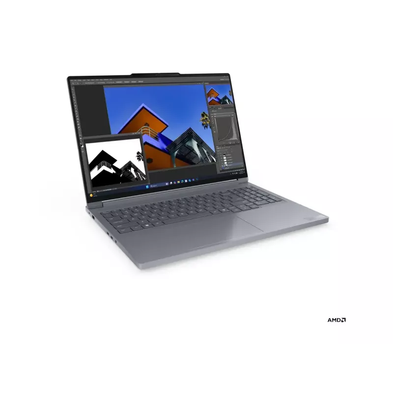 Nešiojamas kompiuteris Lenovo ThinkBook 16p G6 ADR — 16 colių WQXGA, AMD Ryzen 9, 32 GB RAM, 1 TB SSD, NVIDIA GeForce RTX 5060, Windows 11 Pro