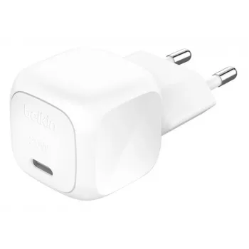 BELKIN sieninis įkroviklis - Boostcharge - kompaktiškas USB-C 20W PPS - baltas