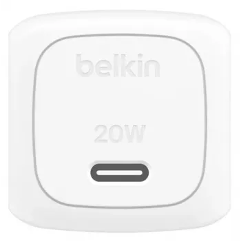 BELKIN sieninis įkroviklis - Boostcharge - kompaktiškas USB-C 20W PPS - baltas