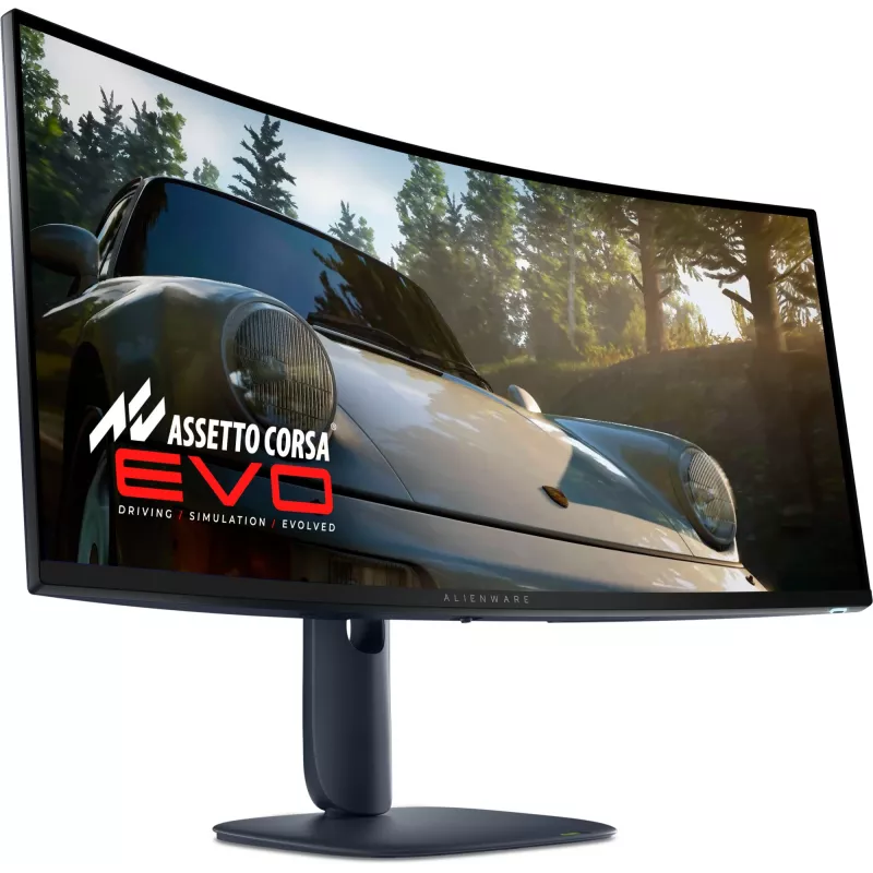Alienware AW3425DW kompiuterio monitorius 86,4 cm (34 colių) 3440 x 1440 pikselių Wide Quad HD QD-OLED mėlynas