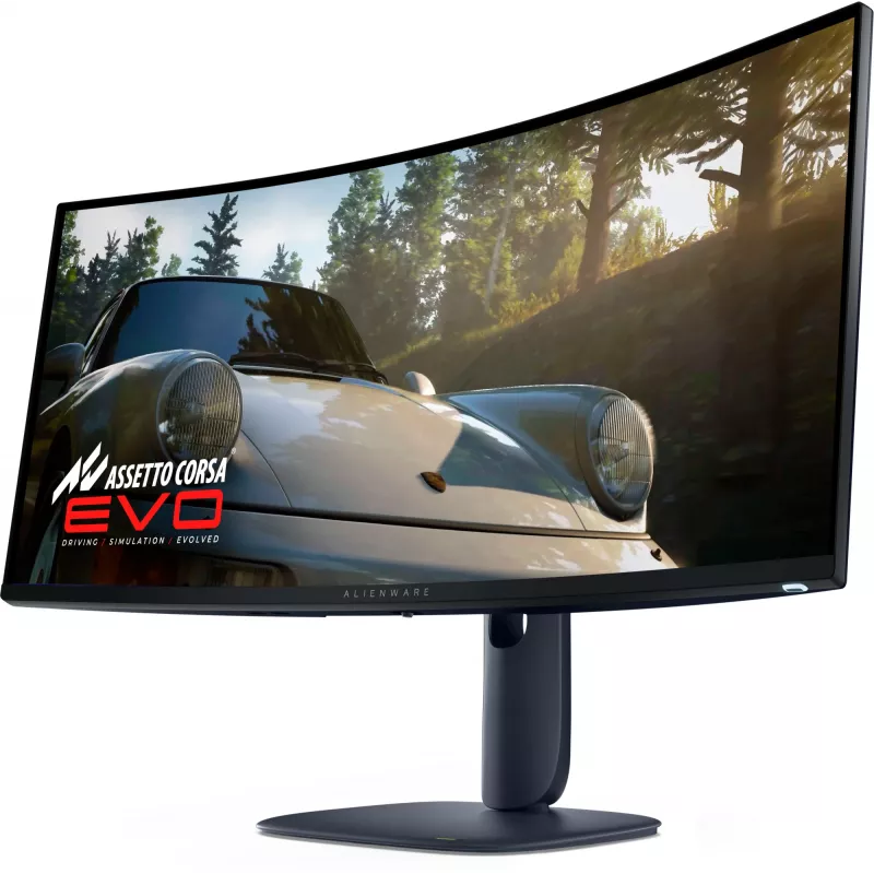 Alienware AW3425DW kompiuterio monitorius 86,4 cm (34 colių) 3440 x 1440 pikselių Wide Quad HD QD-OLED mėlynas